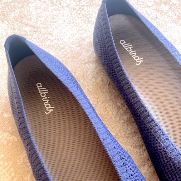 Brand New Allbirds Tree Breezer Ballet Flats Almond Toe Slip On Breathable Shoes - Picture 3 of 16